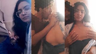 Indian Submissive Chasmish Horny Gf Boobs Slapped Update